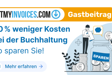 So sparst Du bei der Buchhaltung bis zu 80 Prozent der Kosten