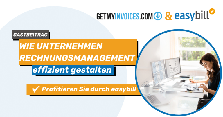 Headerbild Blogbeitrag zum Thema Rechnungsmanagement im Unternehmen